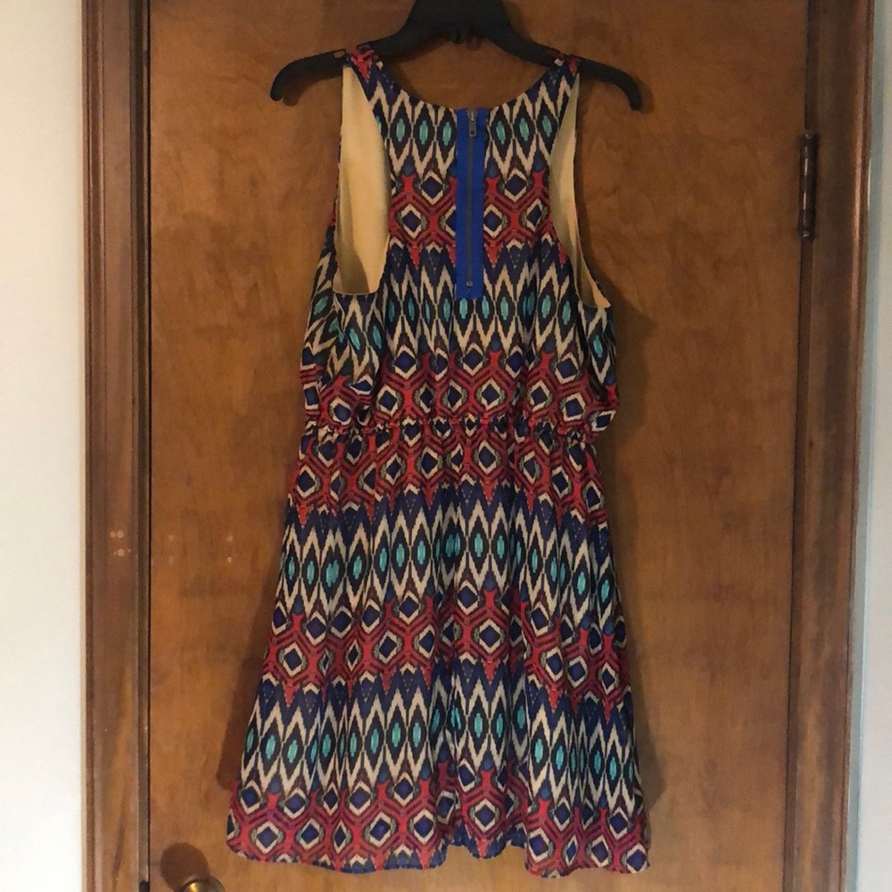 Multi-Color Print Dress - Picture 2 of 4